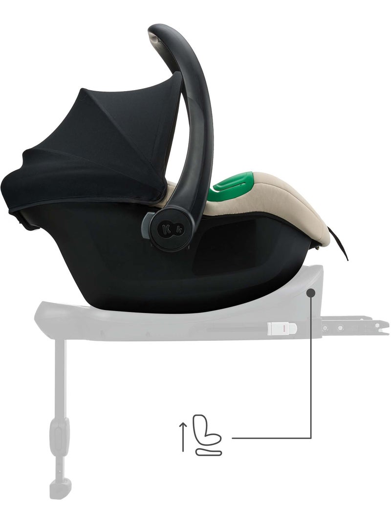 Siège Auto Kinderkraft MINK PRO 2 i-Size 40-87 cm avec H-GUARD+, SPS+, EASY GROW et Base MINK FX Beige - Kiabi
