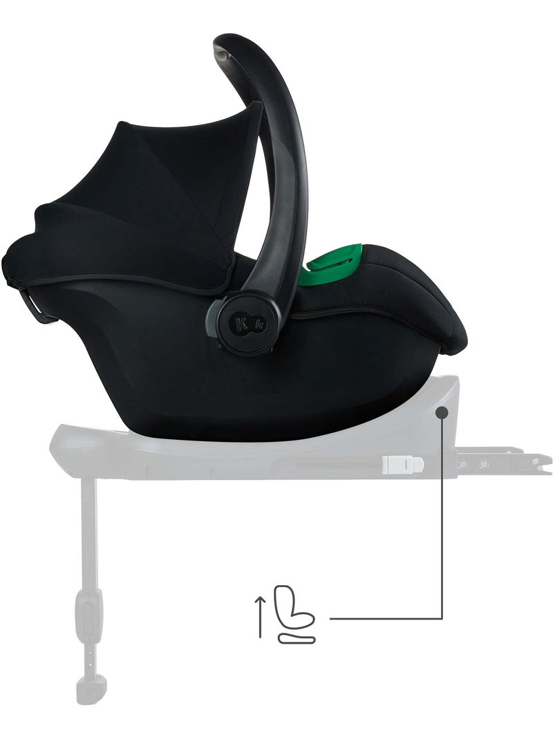 Siège Auto Kinderkraft MINK PRO 2 i-Size 40-87 cm avec H-GUARD+, SPS+, EASY GROW et Base MINK FX Noir - Kiabi