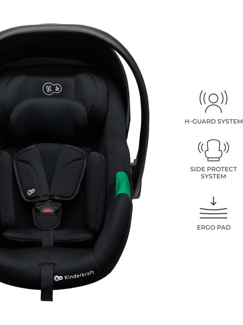 Siège Auto Kinderkraft MINK PRO 2 i-Size 40-87 cm avec H-GUARD+, SPS+, EASY GROW et Base MINK FX - Kiabi