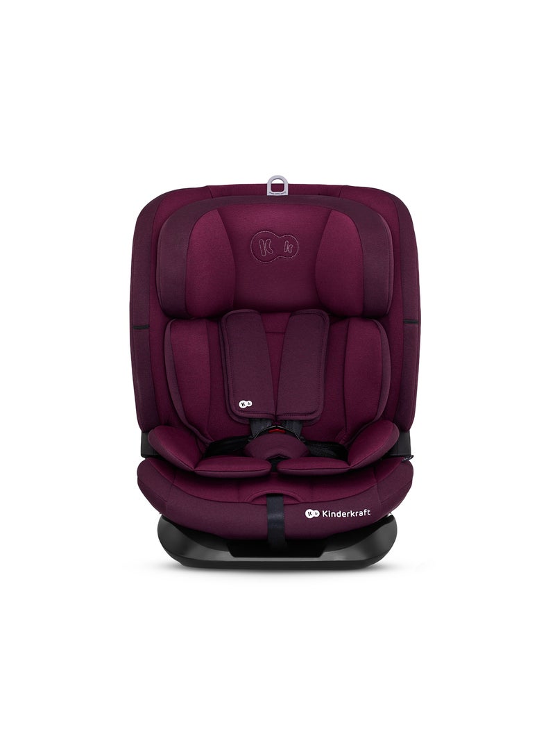 Siège Auto Kinderkraft ONETO3 i-Size 76-150 cm avec ISOFIX, SPS, H-GUARD et EASY GROW Bordeaux - Kiabi