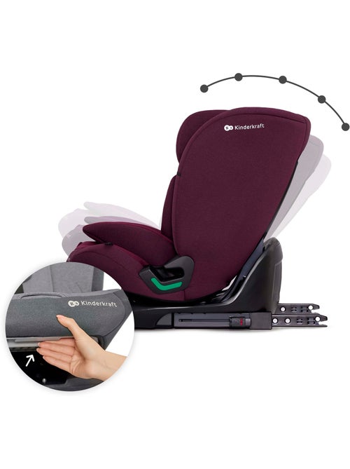 Siège Auto Kinderkraft ONETO3 i-Size 76-150 cm avec ISOFIX, SPS, H-GUARD et EASY GROW - Kiabi
