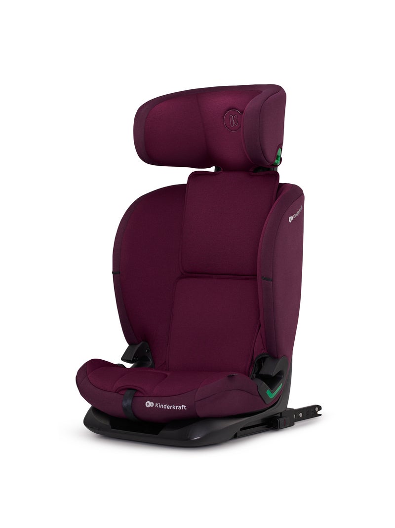 Siège Auto Kinderkraft ONETO3 i-Size 76-150 cm avec ISOFIX, SPS, H-GUARD et EASY GROW Bordeaux - Kiabi