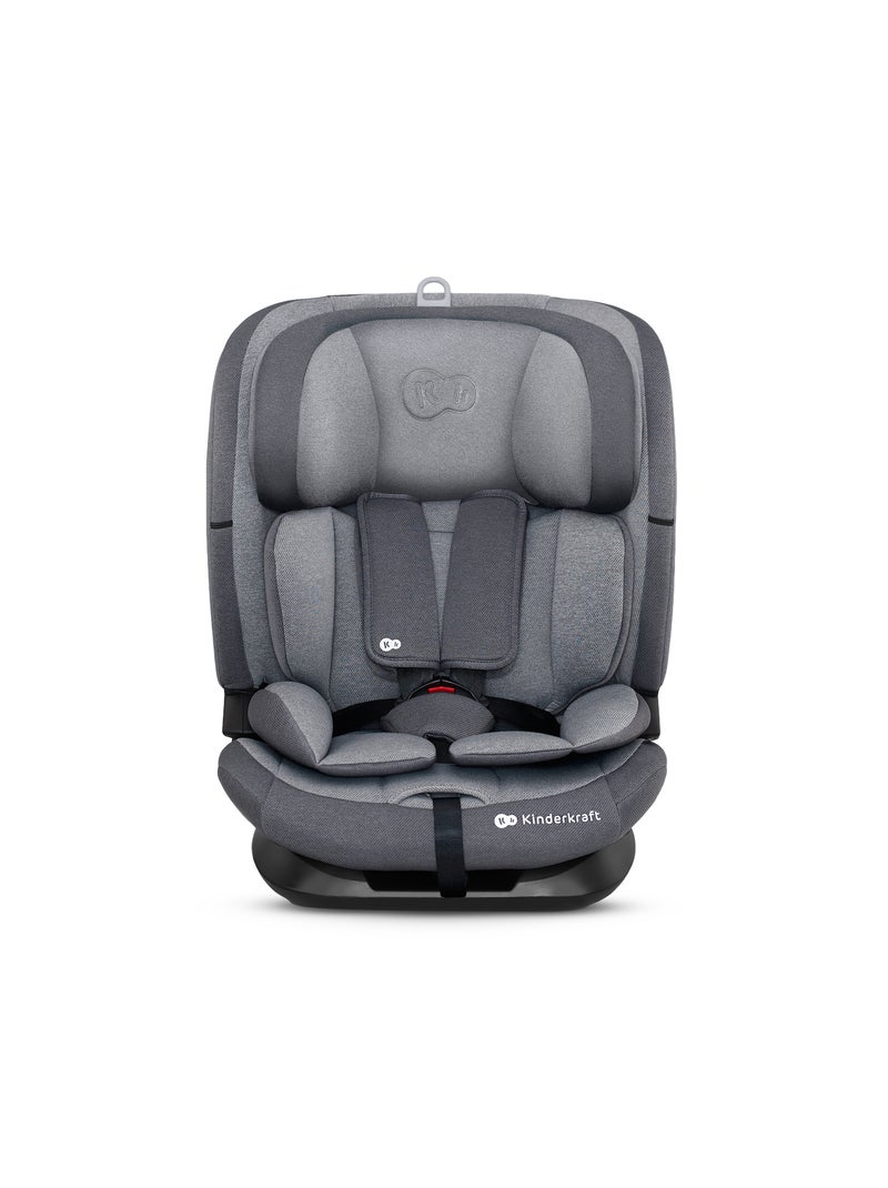 Siège Auto Kinderkraft ONETO3 i-Size 76-150 cm avec ISOFIX, SPS, H-GUARD et EASY GROW Gris - Kiabi
