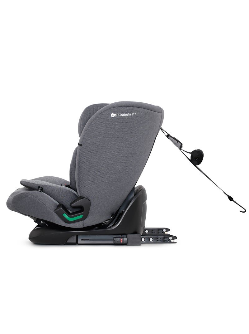 Siège Auto Kinderkraft ONETO3 i-Size 76-150 cm avec ISOFIX, SPS, H-GUARD et EASY GROW Gris - Kiabi