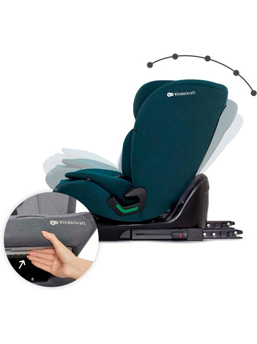 Siège auto Kinderkraft ONETO3 I-SIZE 76-150 cm dossier inclinable 5 positions + organisateur voiture - Kiabi
