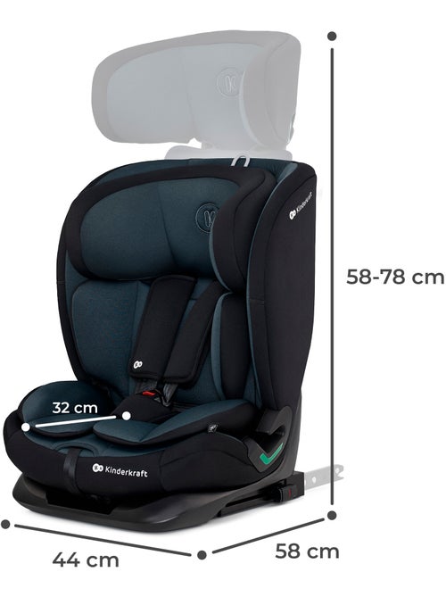 Siège auto Kinderkraft ONETO3 I-SIZE 76-150 cm ISOFIX Top Tether + organisateur voiture - Kiabi