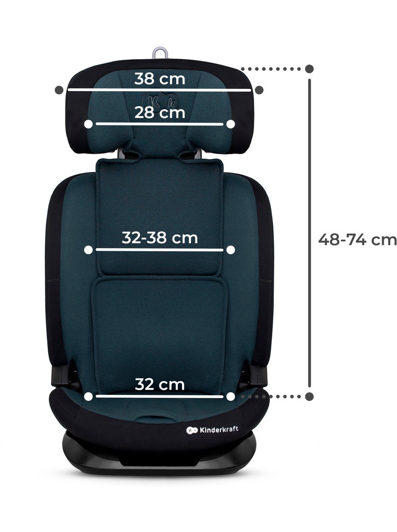 Siège auto Kinderkraft ONETO3 I-SIZE 76-150 cm ISOFIX Top Tether + organisateur voiture Noir - Kiabi