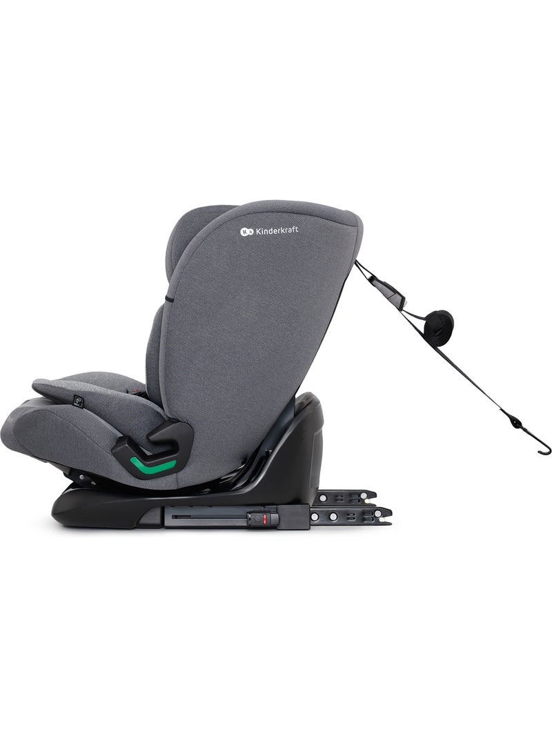 Siège auto Kinderkraft ONETO3 I-SIZE 76-150 cm protection latérale SPS + organisateur voiture Gris - Kiabi