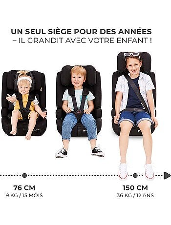 Siège auto Kinderkraft SAFETY FIX 2 I-SIZE 76-150 cm harnais 5 points SPS + organisateur voiture