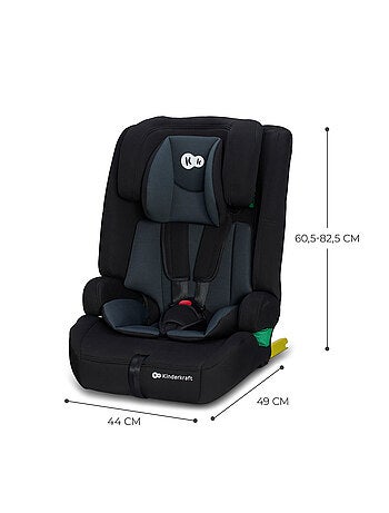 Siège Auto Kinderkraft SAFETY FIX 2 i-Size avec ISOFIX, TOP TETHER et H-GUARD