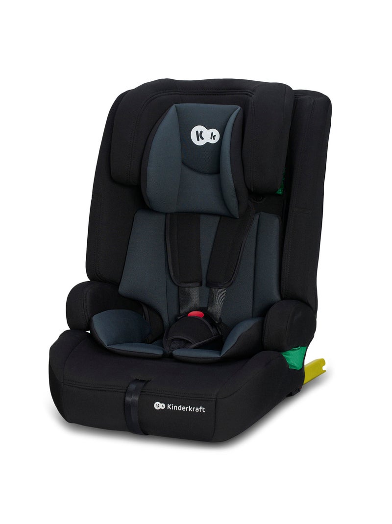 Siège Auto Kinderkraft SAFETY FIX 2 i-Size avec ISOFIX, TOP TETHER et H-GUARD Noir - Kiabi
