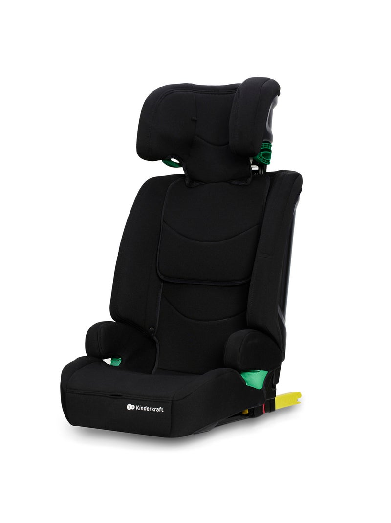 Siège Auto Kinderkraft SAFETY FIX 2 i-Size avec ISOFIX, TOP TETHER et H-GUARD Noir - Kiabi
