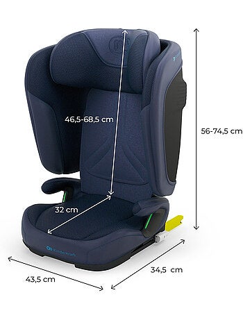 Siège auto Kinderkraft UNITY 2 I-SIZE 100-150 dossier inclinable 5 positions + organisateur voiture