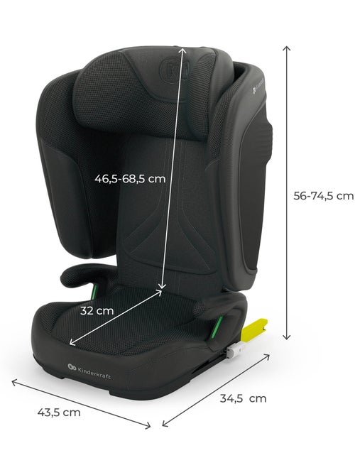 Siège auto Kinderkraft UNITY 2 I-SIZE 100-150 cm ISOFIX pliable dossier inclinable + organisateur - Kiabi Siège auto Kinderkraft UNITY 2 I-SIZE 100-150 cm ISOFIX pliable dossier inclinable + organisateur - Kiabi