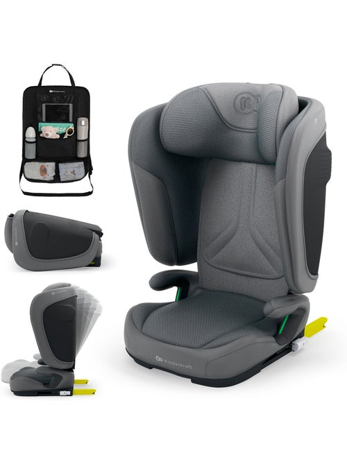 Siège auto Kinderkraft UNITY 2 I-SIZE 100-150 cm protection latérale SPS+ + organisateur voiture - Kiabi Siège auto Kinderkraft UNITY 2 I-SIZE 100-150 cm protection latérale SPS+ + organisateur voiture - Kiabi