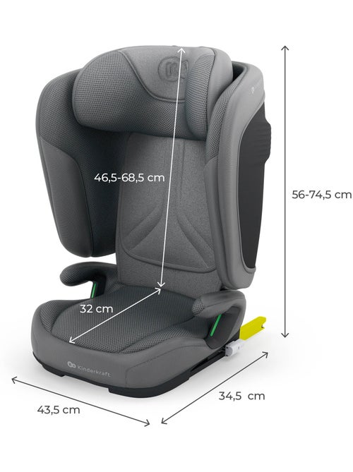 Siège auto Kinderkraft UNITY 2 I-SIZE 100-150 cm protection latérale SPS+ + organisateur voiture - Kiabi Siège auto Kinderkraft UNITY 2 I-SIZE 100-150 cm protection latérale SPS+ + organisateur voiture - Kiabi