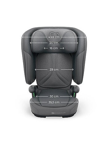 Siège auto Kinderkraft UNITY 2 I-SIZE avec ISOFIX, pliable et dossier inclinable 5 positions