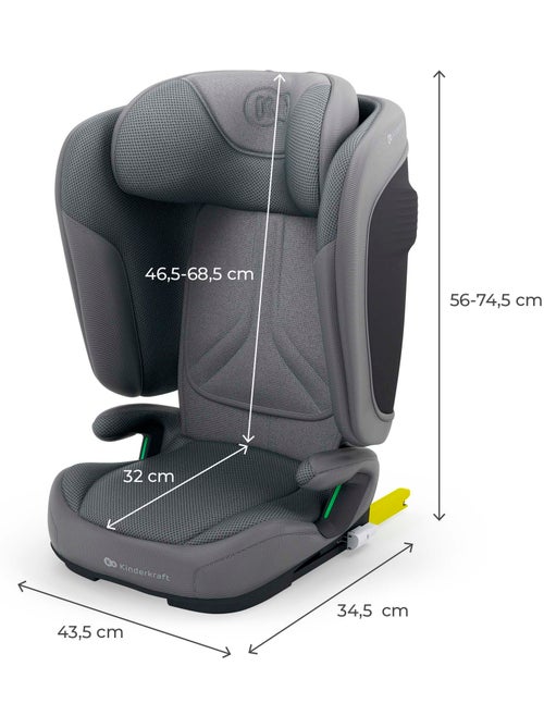 Siège auto Kinderkraft UNITY 2 I-SIZE avec ISOFIX, pliable et dossier inclinable 5 positions - Kiabi Siège auto Kinderkraft UNITY 2 I-SIZE avec ISOFIX, pliable et dossier inclinable 5 positions - Kiabi