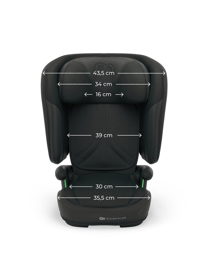 Siège auto Kinderkraft UNITY 2 I-SIZE avec ISOFIX, pliable et dossier inclinable 5 positions Noir - Kiabi