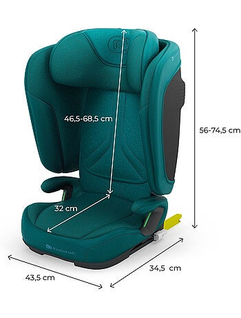 Siège auto Kinderkraft UNITY 2 I-SIZE avec ISOFIX, pliable et dossier inclinable 5 positions