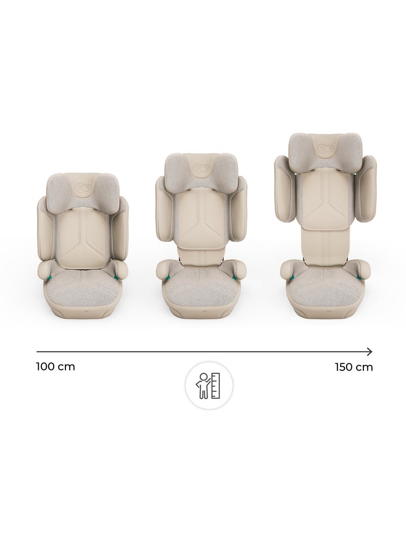 Siège auto Kinderkraft UNITY 2 I-SIZE avec ISOFIX, pliable, SPS+ et dossier inclinable Beige - Kiabi