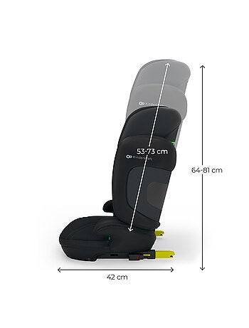 Siège auto Kinderkraft UNITY 2 I-SIZE avec ISOFIX, pliable, SPS+ et dossier inclinable