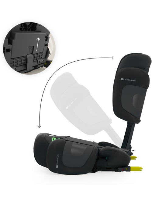 Siège auto Kinderkraft XPAND 2 PRO i-Size 100-150 cm ISOFIX pliable AIR FLOW + organisateur voiture - Kiabi Siège auto Kinderkraft XPAND 2 PRO i-Size 100-150 cm ISOFIX pliable AIR FLOW + organisateur voiture - Kiabi