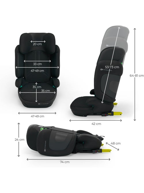 Siège auto Kinderkraft XPAND 2 PRO i-Size 100-150 cm ISOFIX pliable AIR FLOW + organisateur voiture - Kiabi Siège auto Kinderkraft XPAND 2 PRO i-Size 100-150 cm ISOFIX pliable AIR FLOW + organisateur voiture - Kiabi