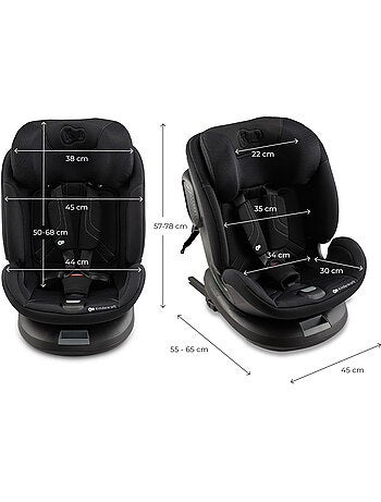 Siège Auto Kinderkraft XPEDITION 3 i-Size 360°, ISOFIX, SPS+, H-GUARD+ et EASY SPIN
