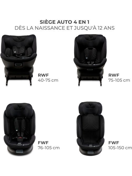 Siège Auto Kinderkraft XPEDITION 3 i-Size 360°, ISOFIX, SPS+, H-GUARD+ et EASY SPIN - Kiabi Siège Auto Kinderkraft XPEDITION 3 i-Size 360°, ISOFIX, SPS+, H-GUARD+ et EASY SPIN - Kiabi