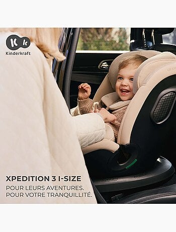 Siège auto Kinderkraft XPEDITION 3 I-SIZE 40-150 cm appui-tête H-GUARD+ + organisateur voiture