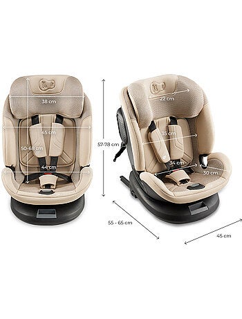 Siège auto Kinderkraft XPEDITION 3 I-SIZE 40-150 cm appui-tête H-GUARD+ + organisateur voiture