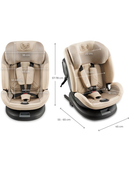 Siège auto Kinderkraft XPEDITION 3 I-SIZE 40-150 cm dos à la route 22 kg + organisateur voiture - Kiabi