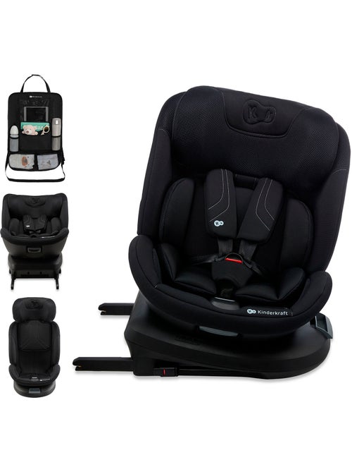Siège auto Kinderkraft XPEDITION 3 I-SIZE 40-150 cm rotation 360° ISOFIX + organisateur voiture - Kiabi