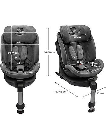 Siège auto Kinderkraft XRIDER 2 I-SIZE 40-150 cm protection latérale SPS+