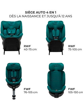 Siège auto Kinderkraft XRIDER 2 I-SIZE 40-150 cm protection latérale SPS+