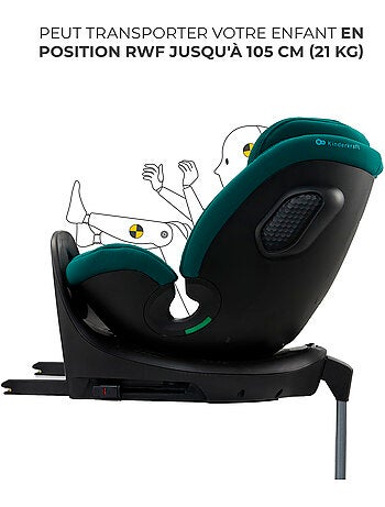 Siège auto Kinderkraft XRIDER 2 I-SIZE 40-150 cm protection latérale SPS+