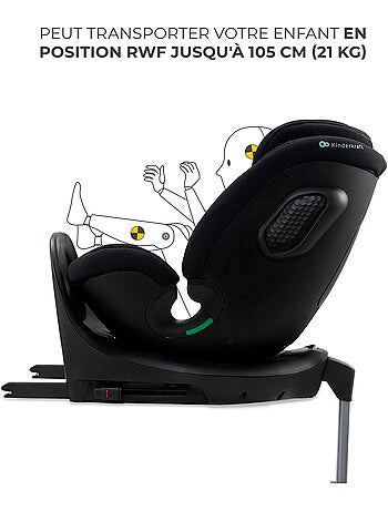 Siège auto Kinderkraft XRIDER 2 I-SIZE 40-150 cm protection latérale SPS+