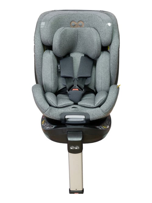 Siège Auto Kora I Size 360° Pivotant - Confort et Sécurité en Gris Clair - Kiabi