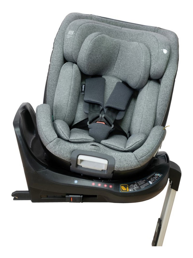 Siège Auto Kora I Size 360° Pivotant - Confort et Sécurité en Gris Clair Gris - Kiabi