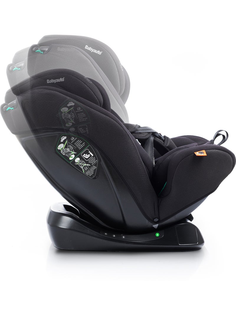 Siège auto Lolo I-belt 40-150 cm Vivitta INTENSE BLACK Noir Noir - Kiabi