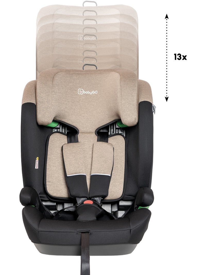 Siège auto lumo - babygo Beige - Kiabi