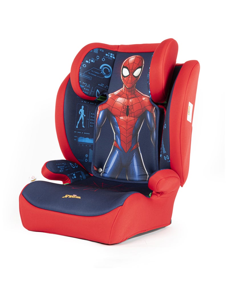 Siège auto Marvel Spiderman, taille de 100 à 150 cm I-SIZE R129 Rouge clair - Kiabi