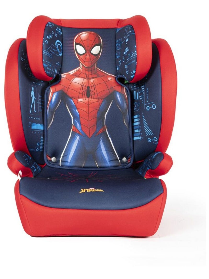 Siège auto Marvel Spiderman, taille de 100 à 150 cm I-SIZE R129 Rouge clair - Kiabi