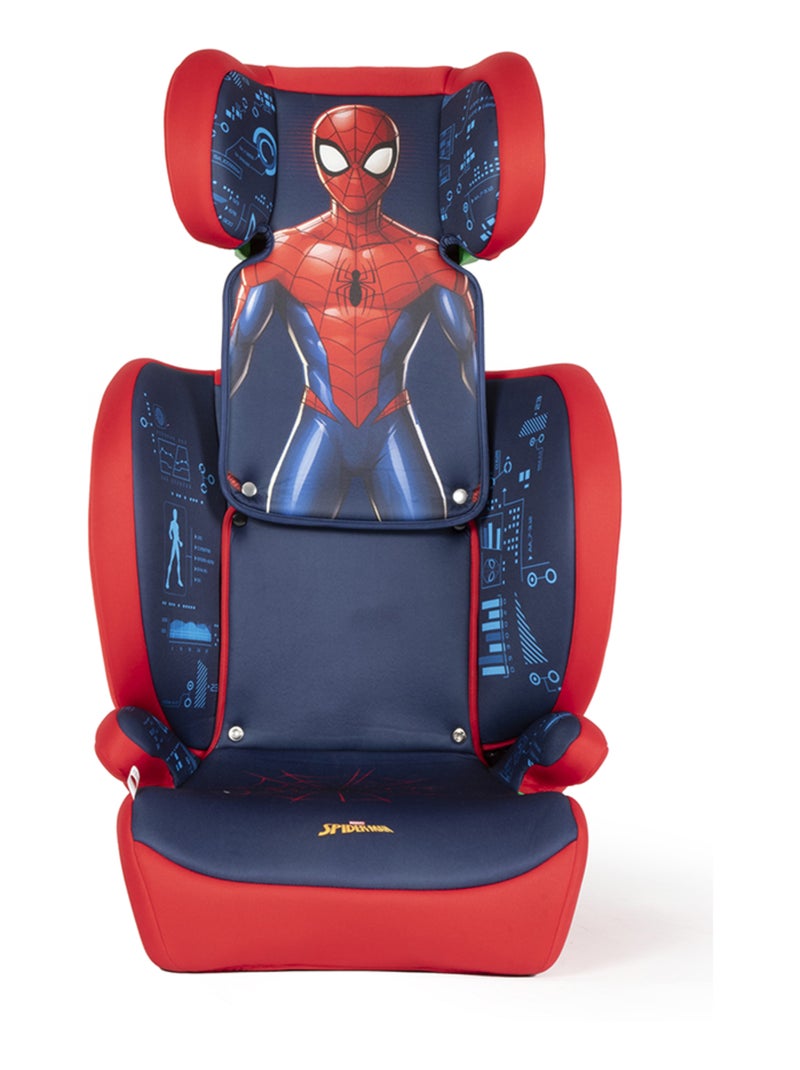 Siège auto Marvel Spiderman, taille de 100 à 150 cm I-SIZE R129 Rouge clair - Kiabi