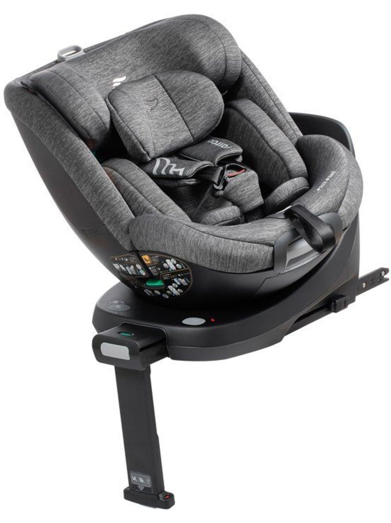 Siège auto pivotant 360° i-size 40-125 cm groupe 0/1/2/3 isofix - magna plus - babyauto Gris - Kiabi