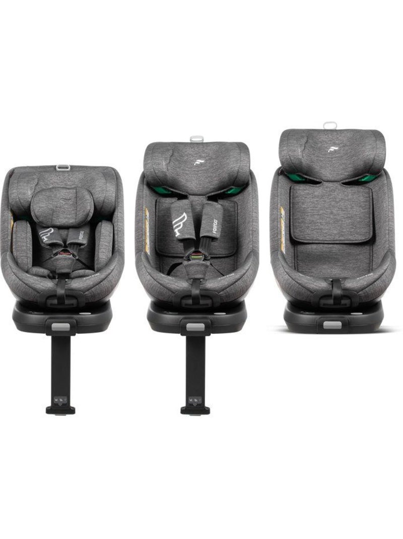 Siège auto pivotant 360° i-size 40-125 cm groupe 0/1/2/3 isofix - magna plus - babyauto Gris - Kiabi