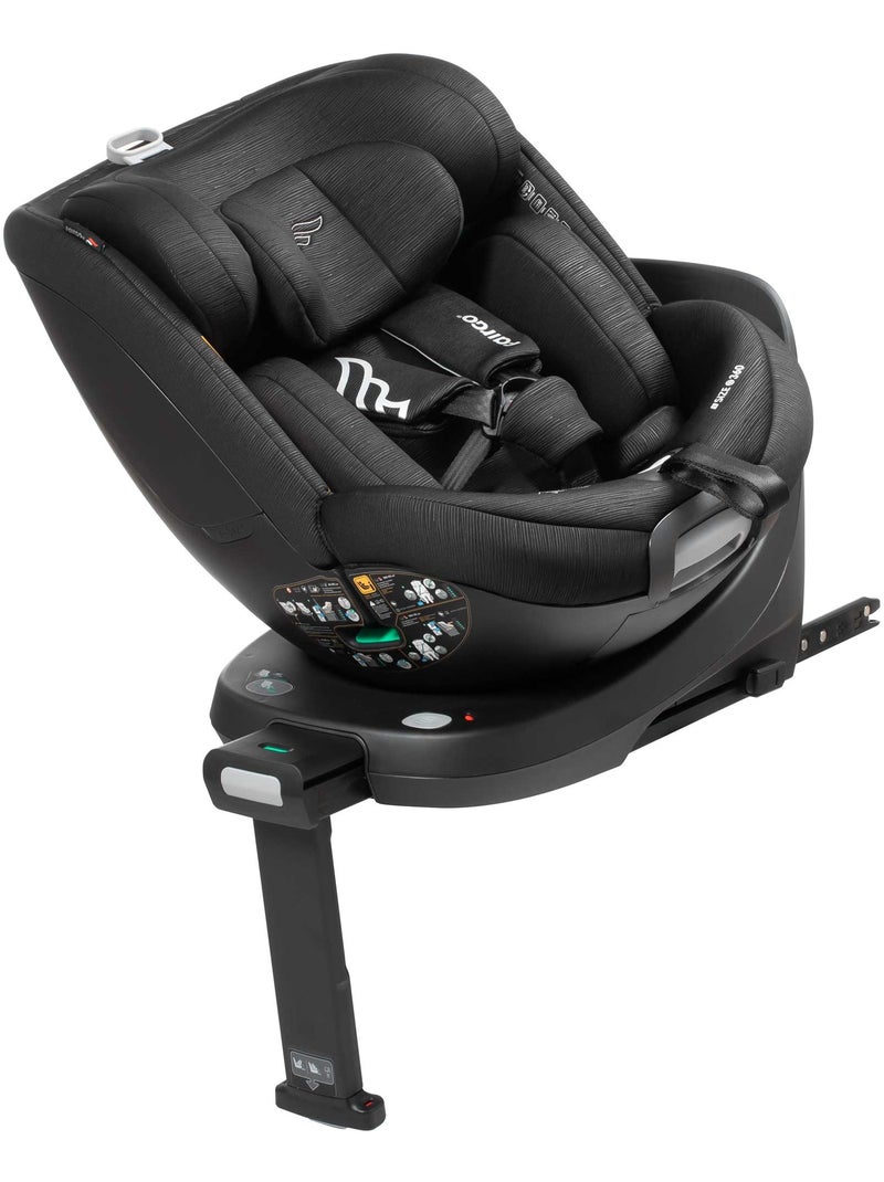 Siège auto pivotant 360° i-size 40-125 cm groupe 0/1/2/3 isofix - magna plus - babyauto Noir - Kiabi