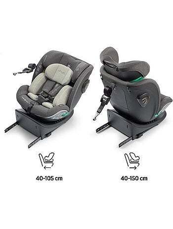 Siège auto pivotant 360° i-size 40-150 cm groupe 0/1/2/3 avec réducteur - xperta - babyauto