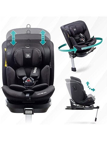 Siège auto pivotant 360° i-size 40-150 cm groupe 0/1/2/3 isofix - aitana - babyauto
